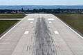 Take off from Airport Dresden International, in the background the Dresden Elbe Valley, view south-southwest