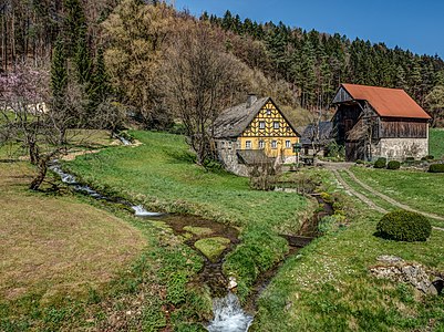 School mill in Veilbronn, Franconian Switzerland Photograph: Ermell Licensing: CC-BY-SA-4.0