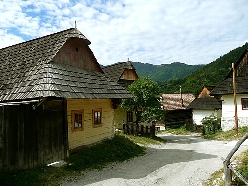 Typical roofs in Vlkolinec