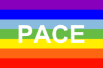 Rainbow peace flag