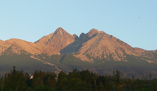 Sunrise on the Lomnický štít