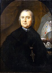 Prince-Abbot, Prince-Bishop Heinrich VIII von Bibra by his court painter, Johann Andreas Herrlein