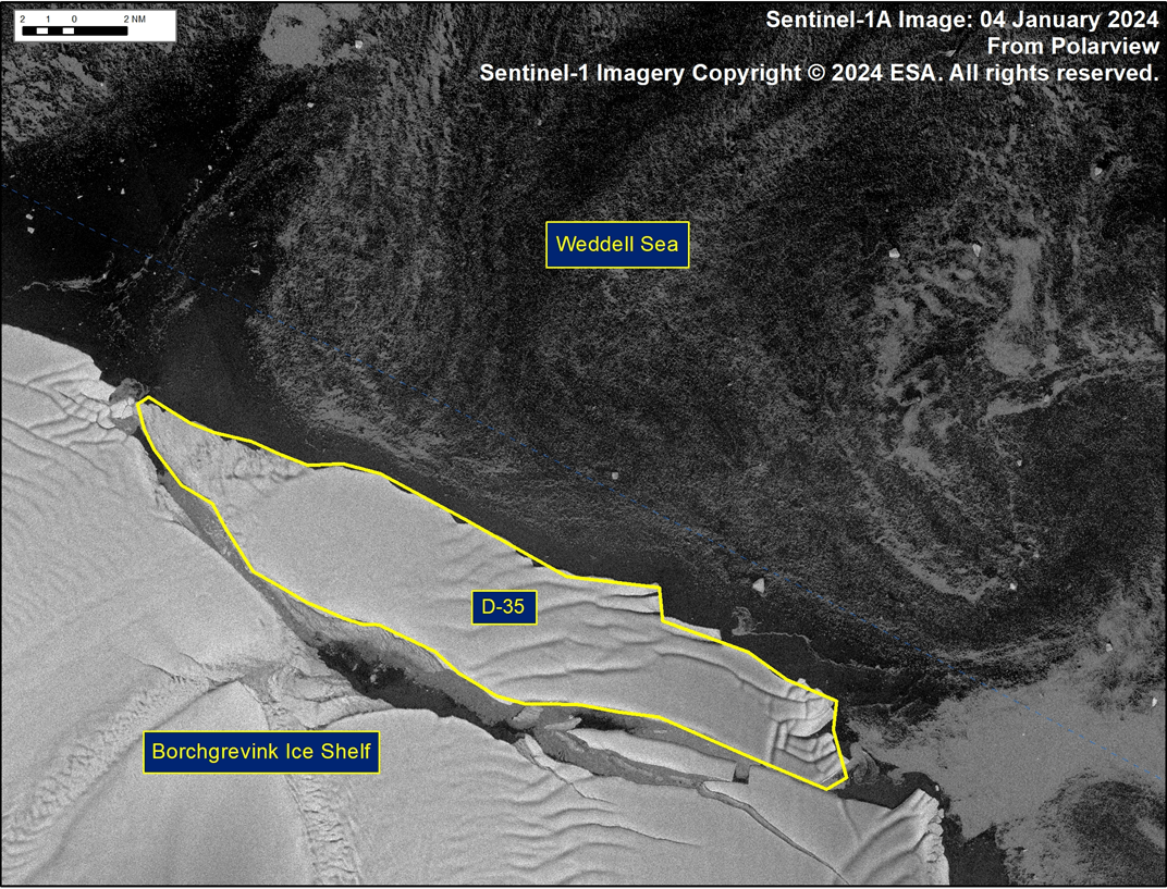 Sentinel-1 image of D-35