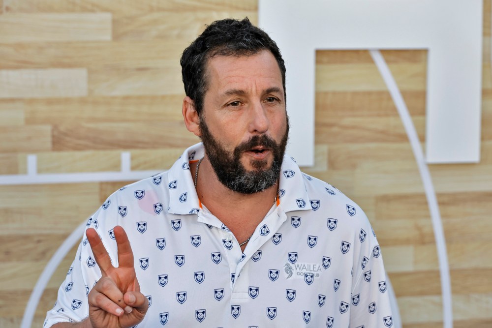 LOS ANGELES, CALIFORNIA - JUNE 01: Adam Sandler attends Netflix's "Hustle" World Premiere at Regency Village Theatre on June 01, 2022 in Los Angeles, California. (Photo by Kevin Winter/Getty Images)