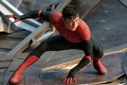 SPIDER-MAN: NO WAY HOME, Tom Holland as Spider-Man, 2021. ph: Matt Kennedy / © Sony Pictures Releasing / © Marvel Entertainment / Courtesy Everett Collection