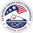 Le logo de la Commission d'assistance électorale des États-Unis qui indique le partenariat avec vote.gov