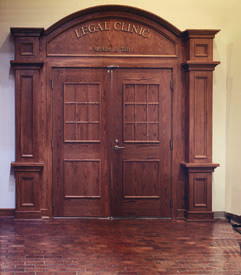 McAfee and Taft Legal Clinic Doors