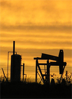 Oil Pump in Oklahoma Sunset