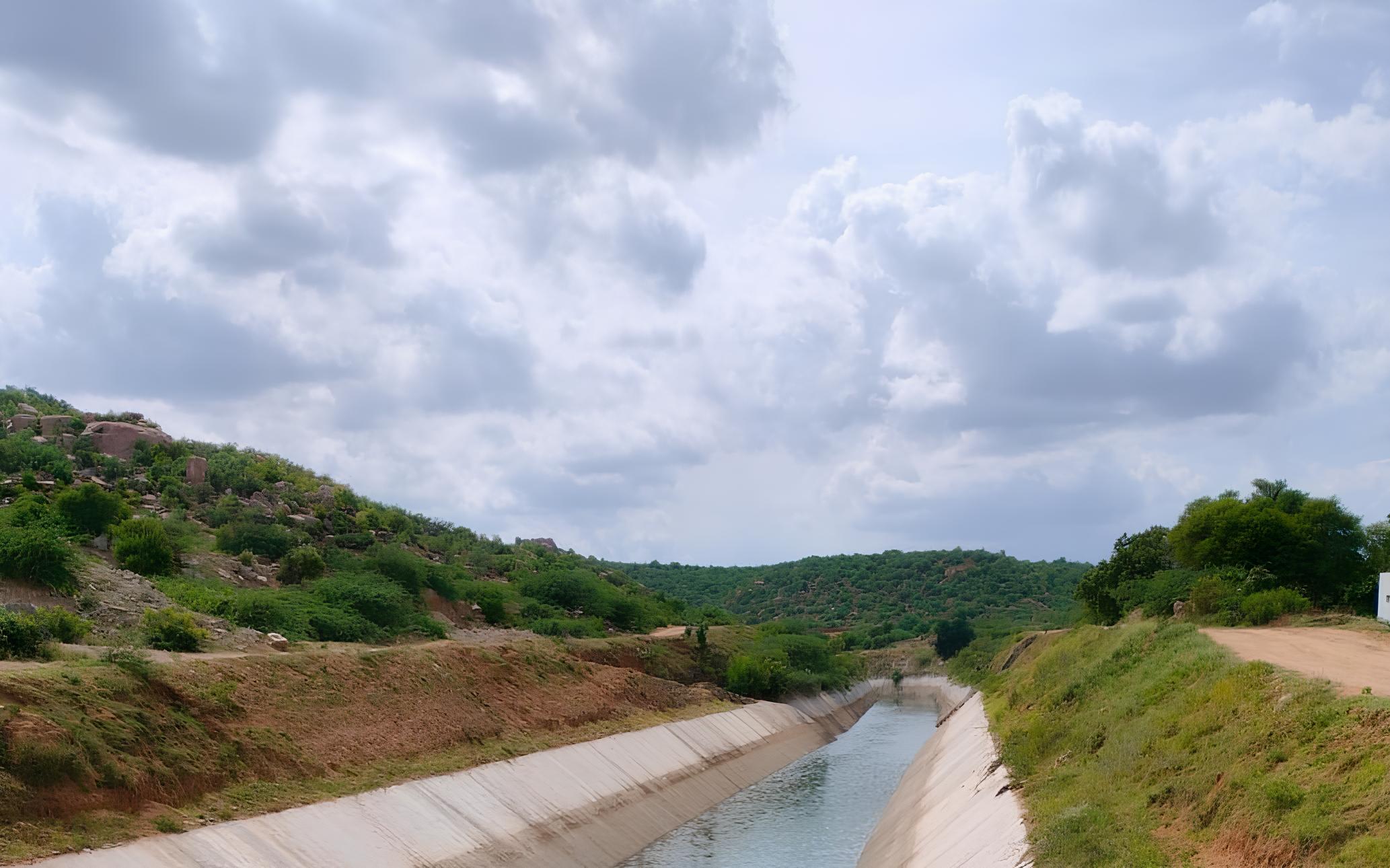 A distributary of the Narayanpur Right Bank Canal in Raichur