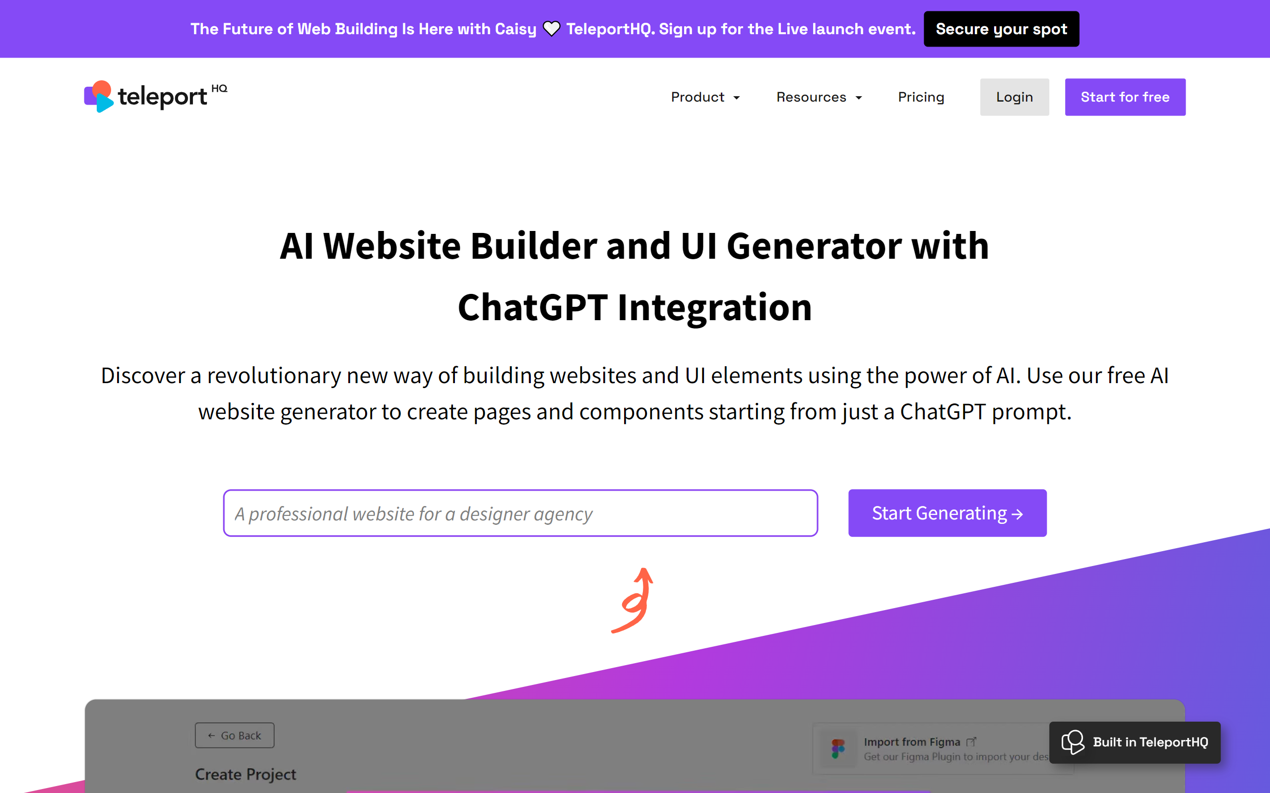 Wordpress AI vs Teleporthq