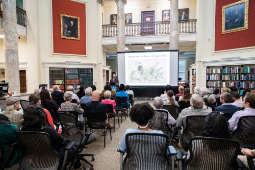 Public Program in Antiquarian Hall, July 2023.