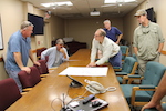 Briefing at Avon Park before the coyote launch. Image credit: NOAA