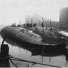 Photograph of The Eastland (upside down) on Chicago River, Chicago