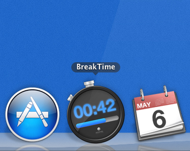 BreakTime Status Item Screenshot