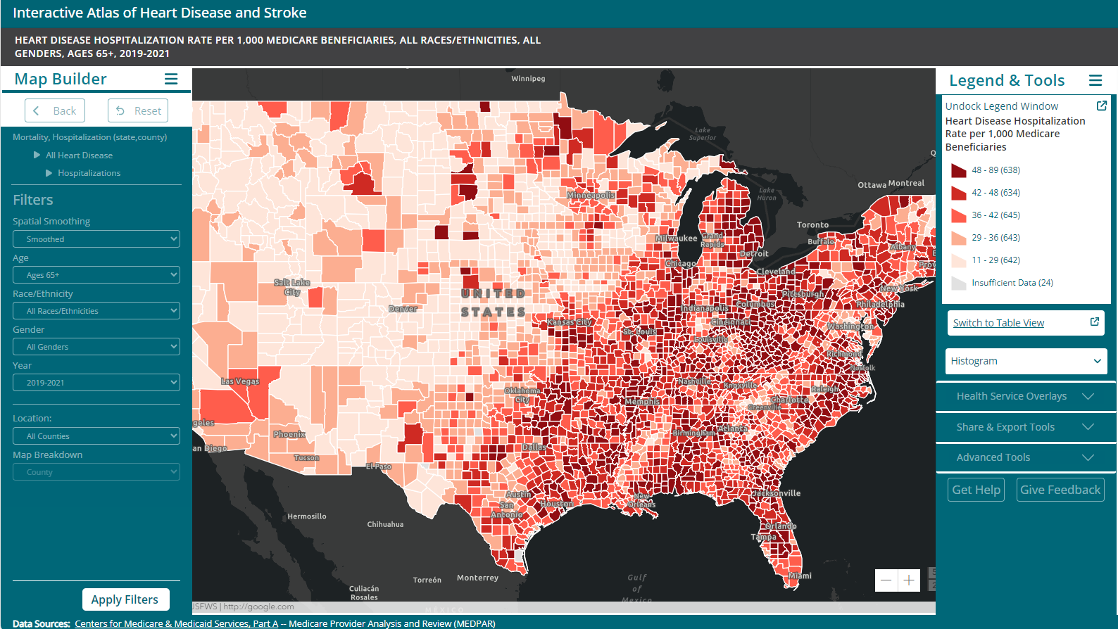 Atlas of heart disease and stroke screenshot