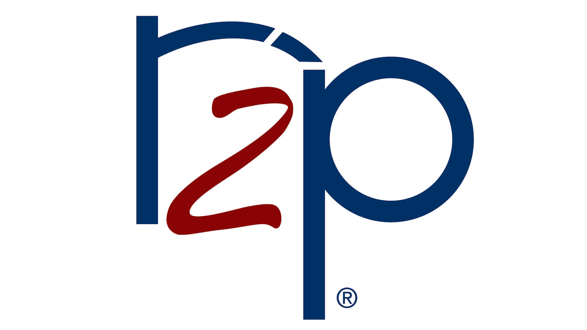 Red and Blue R2P logo