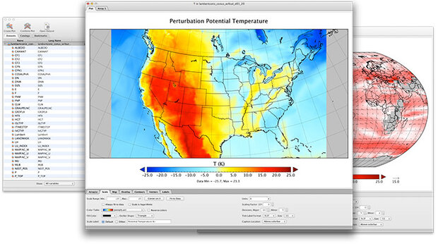 Screen captures of working in Panoply