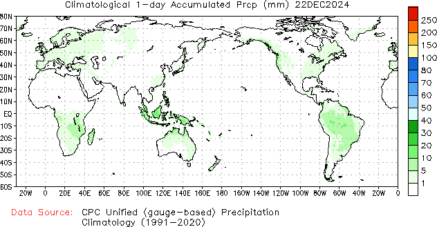 1-day Normal Precipitation (millimeters)