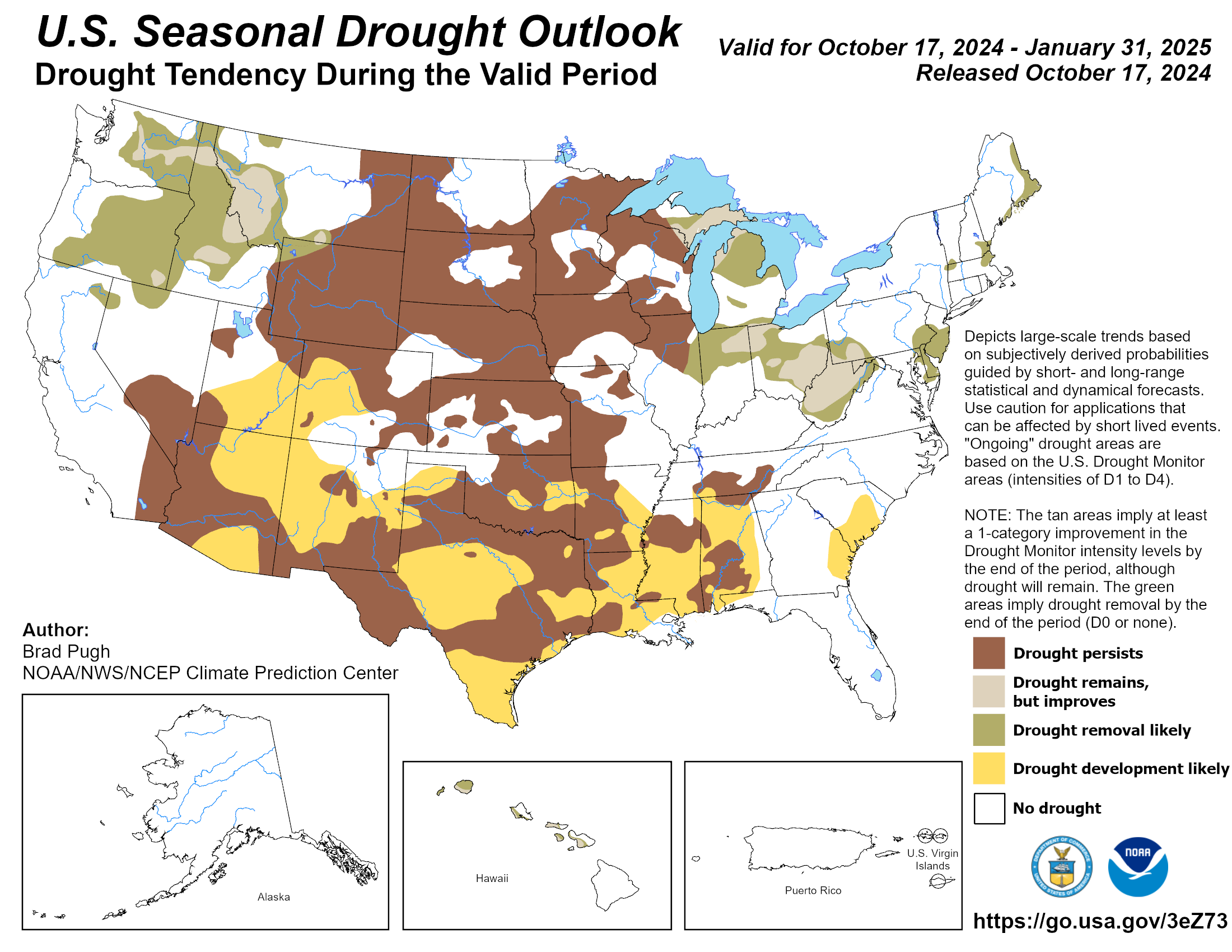 United States Seasonal Drought Outlook