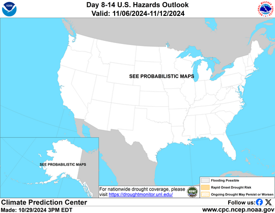 United States 8-14 Day Hazards Outlook