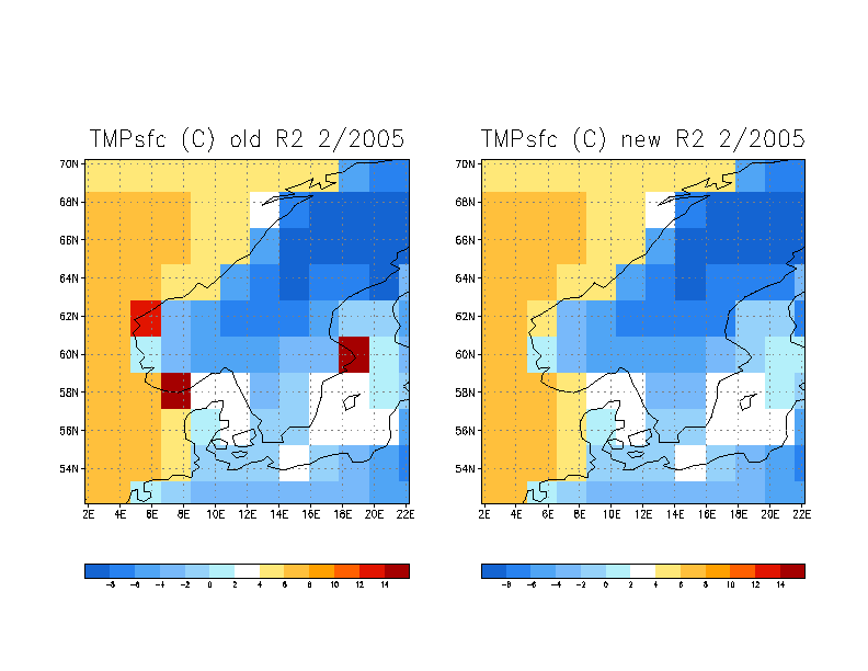 tmp plot of N. Europe