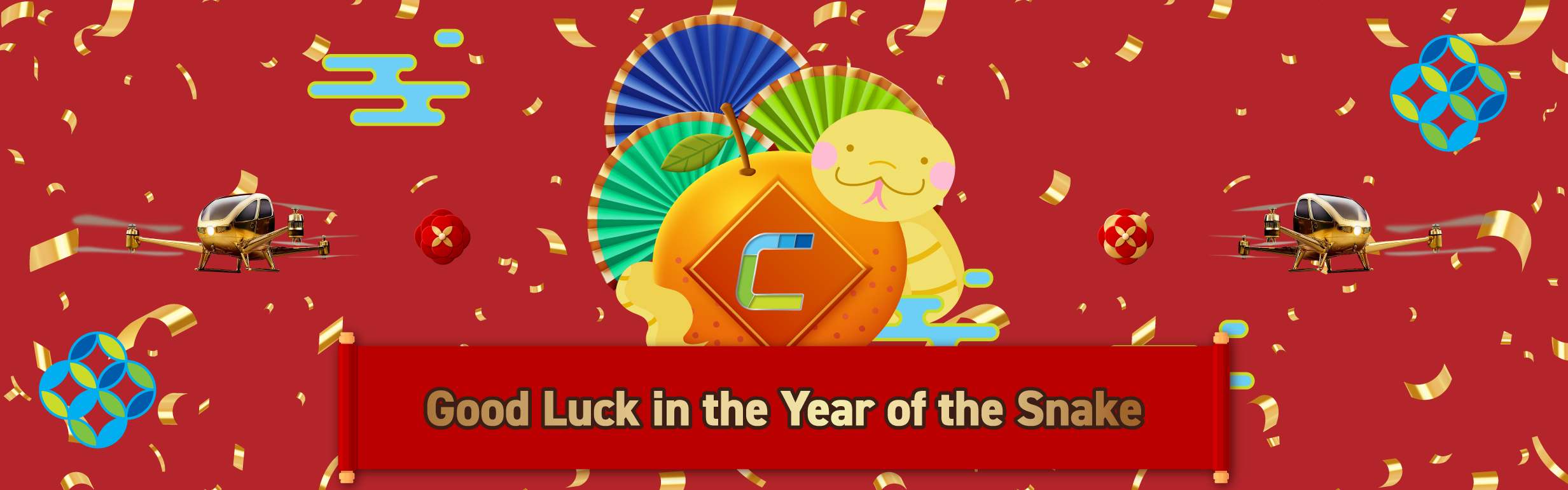 Wishing You Good Luck in the Year of the Snake !!