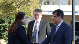 The General Consul of the Republic of South Korea was received by the President of the DPU