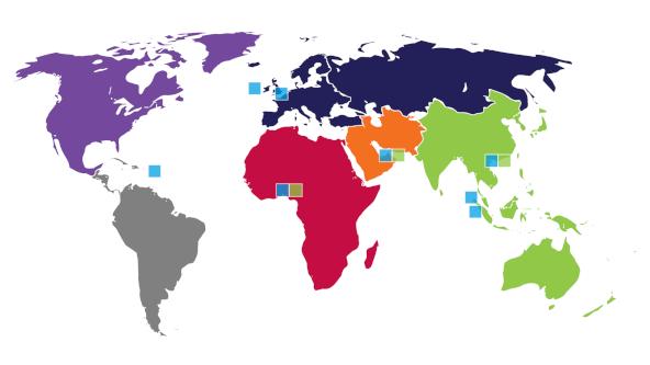 We’re a global network, across 120 countries, with growing activities in Asia Pacific, West Africa and the Middle East image