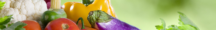 Collection of colorful vegetables