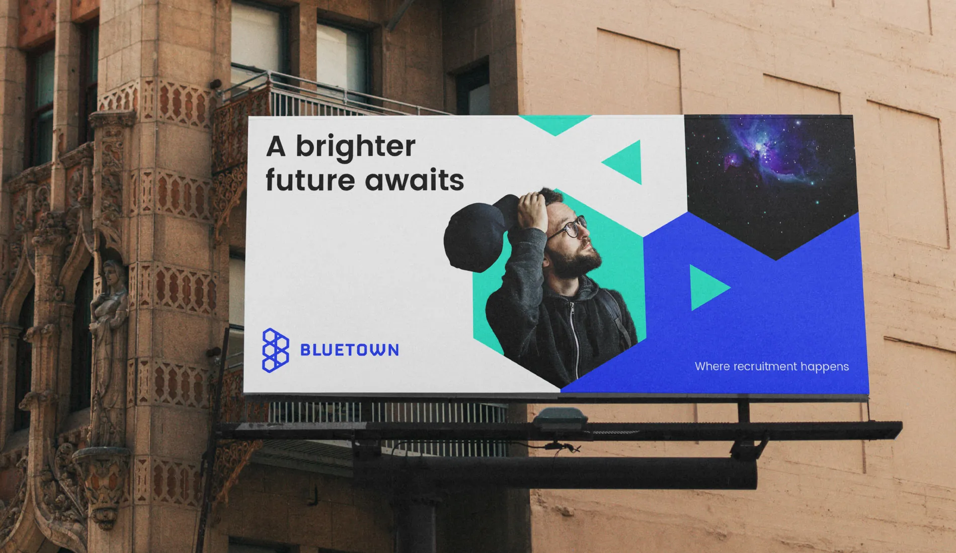 Brand guidelines for Bluetownonline recruitment agency by Fhoke