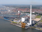 La centrale électrique d’Esbjerg, une installation de captage de
                                CO2 située au Danemark.