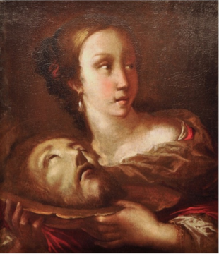 After Carlo Dolci (Italian, 1616-1686) "Salome with the head of St. John the Baptist" Italy, 18th century Oil on canvas 21 x 19.5 x 2.5 in Gift of Mamie Madison Lee, 1969 MAC, 2021.4.25