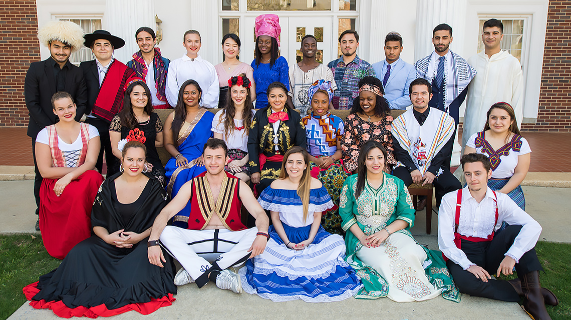 International Students at UN Day Tea