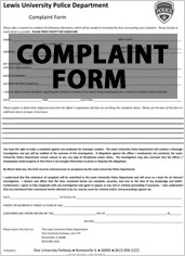 Complaint Form