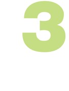 Green number 3