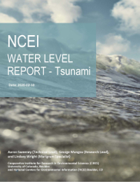 NCEI Water Level Report - Tsunami