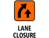 Lane Closure Icon