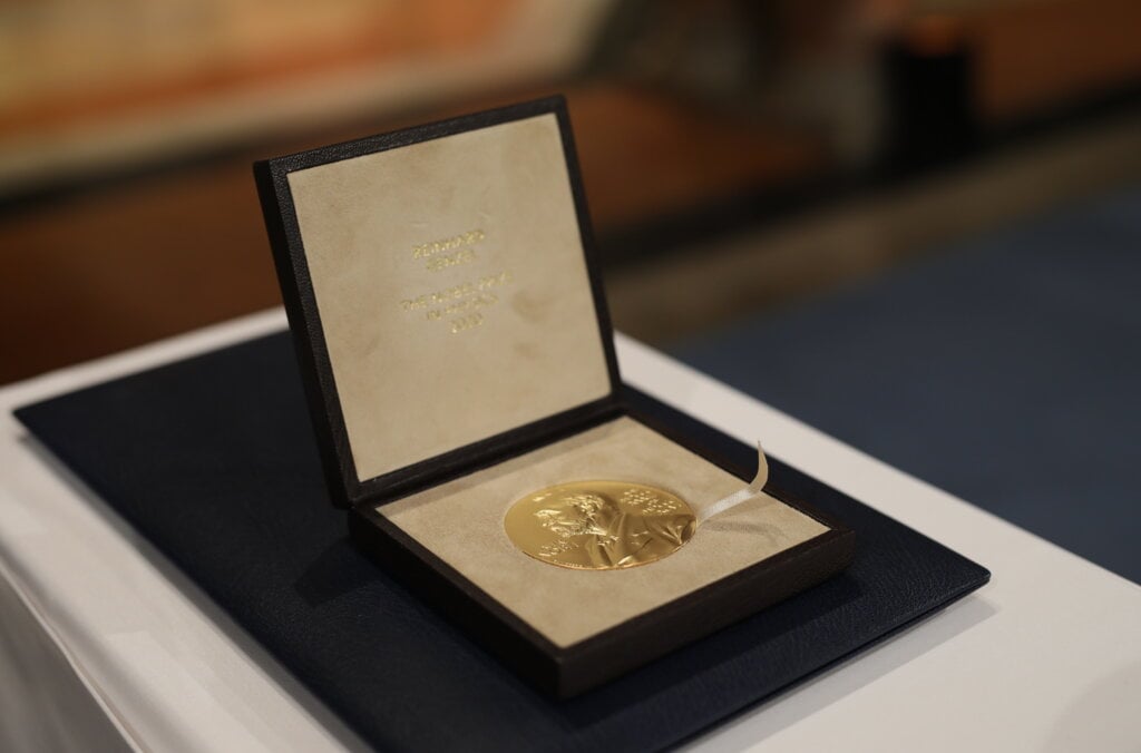 Reinhard Genzel’s Nobel Prize medal