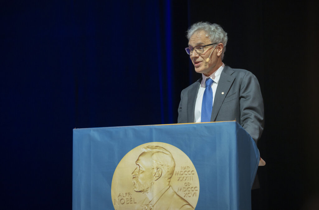 A man holding a speech