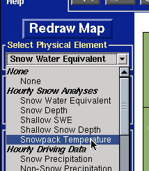 Physical Elements selection box