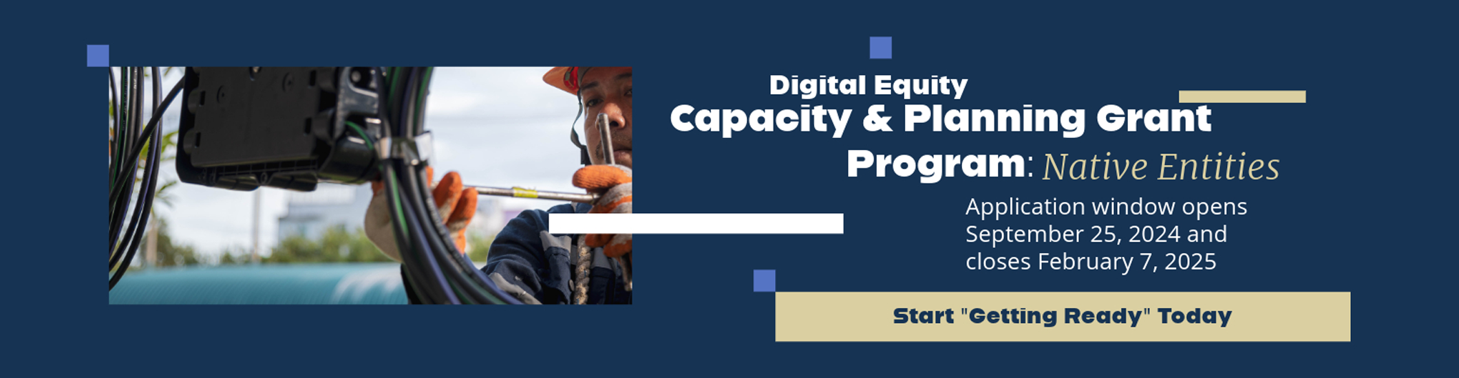 Digital Equity Capacity & Planning Grant Program : Native Entities banner image