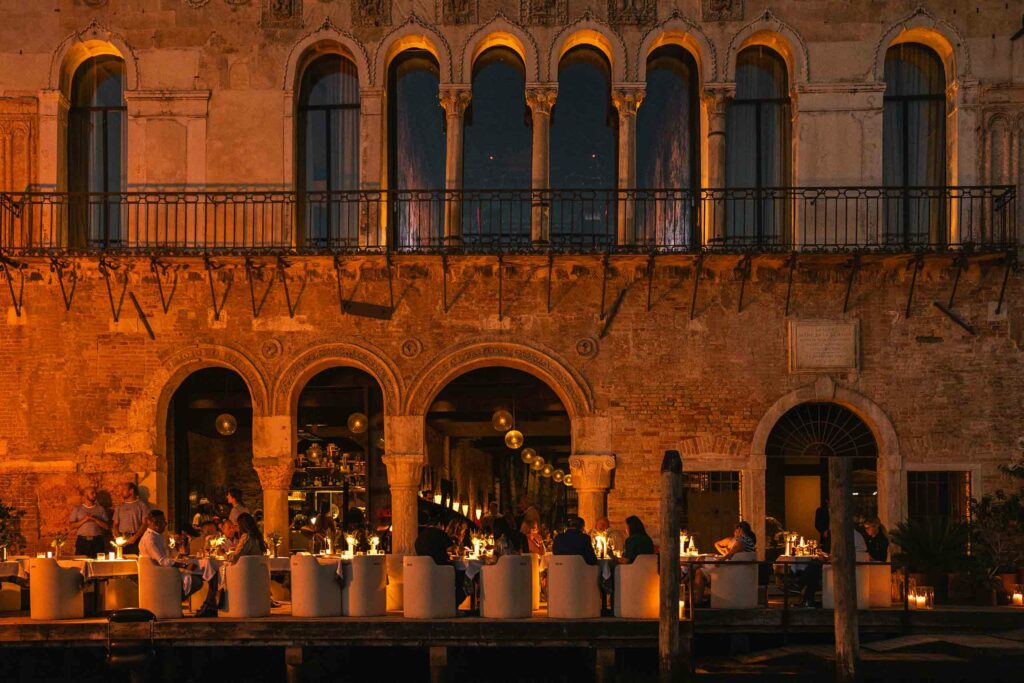 A Venetian Grand Canal Terrace