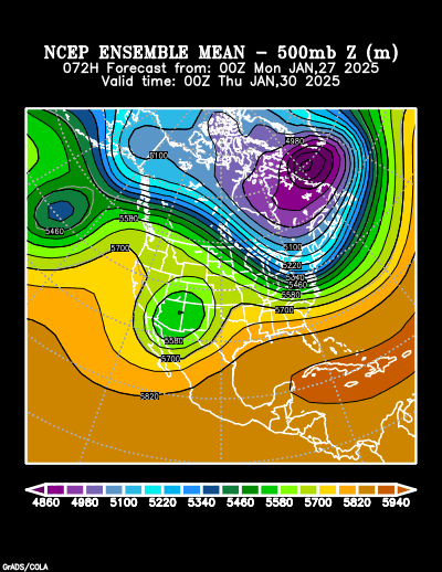 NCEP Ensemble forecast product