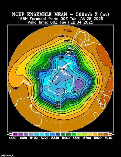 NCEP Ensemble forecast product