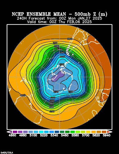 NCEP Ensemble forecast product