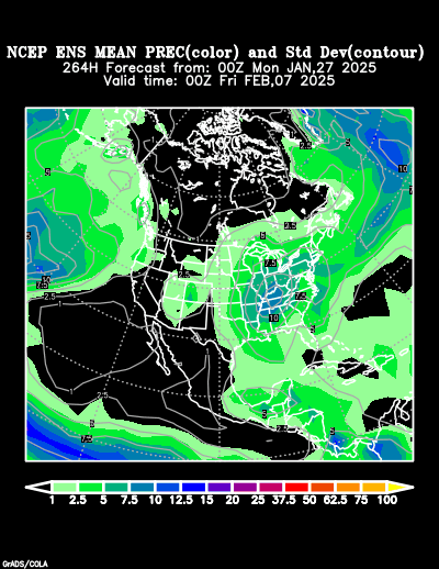 NCEP Ensemble forecast product