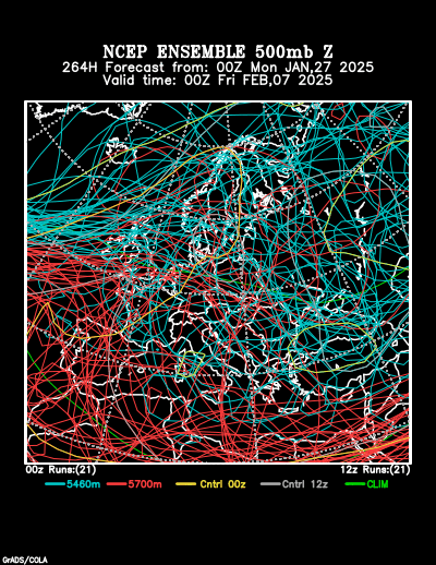 NCEP Ensemble forecast product