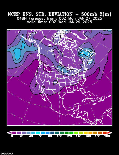 NCEP Ensemble t = 048 hour forecast product