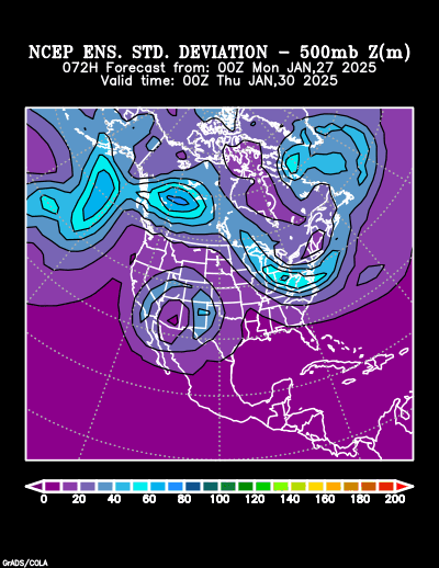 NCEP Ensemble forecast product