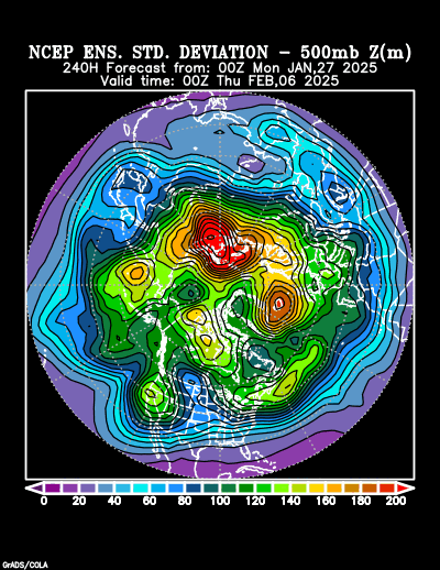 NCEP Ensemble forecast product